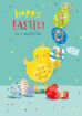 Picture of HAPPY EASTER WITH LOVE CARD W/CHICK&EASTER EGGS